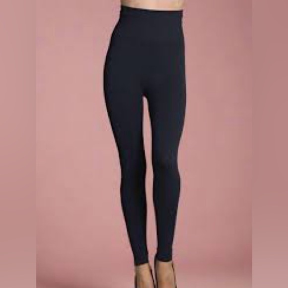M Rena NWT tummy control leggings with pattern on side OS - Picture 1 of 4